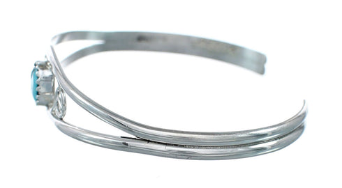 Turquoise Sterling Silver Navajo Cuff Bracelet NN20118