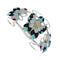 Zuni Indian Multicolor Sterling Silver Butterfly Inlay Cuff Bracelet NN20138