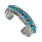 Native American Navajo Turquoise Sterling Silver Cuff Bracelet NN20176