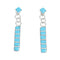 Native American Zuni Inlay Earrings Post Dangle NN20354