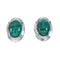 Malachite Navajo Sterling Silver Post Earrings NN20352