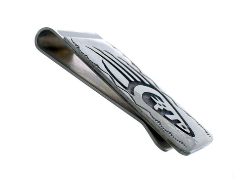 Native American Genuine Sterling Silver Bear Paw Money Clip NN20368