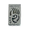 Native American Genuine Sterling Silver Bear Paw Money Clip NN20390