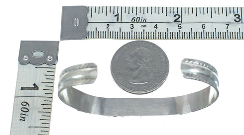Zuni Multicolor Authentic Sterling Silver Jewelry Cuff Bracelet NX11592