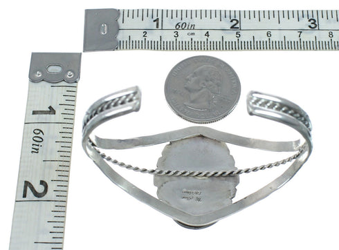 Navajo Indian Turquoise Sterling Silver Cuff Bracelet NX11584