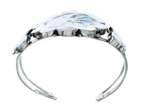 Multicolor Zuni Sun Sterling Silver Cuff Bracelet NX11598