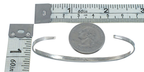 Navajo Multicolor Inlay Sterling Silver Cuff Bracelet NX11605