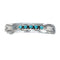 Navajo Sterling Silver Turquoise Hair Barrette NN20391
