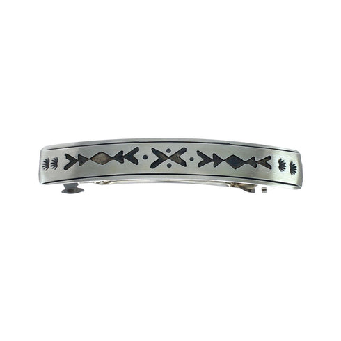 Native American Genuine Sterling Silver Hair Barrett NN20409
