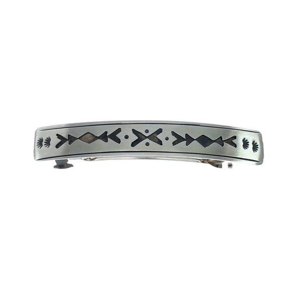 Native American Genuine Sterling Silver Hair Barrett NN20409