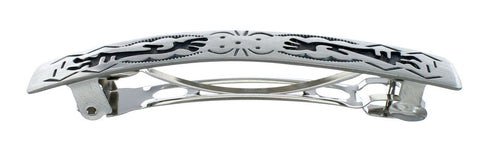 Native American Genuine Sterling Kokopelli Silver Hair Barrett NN20422