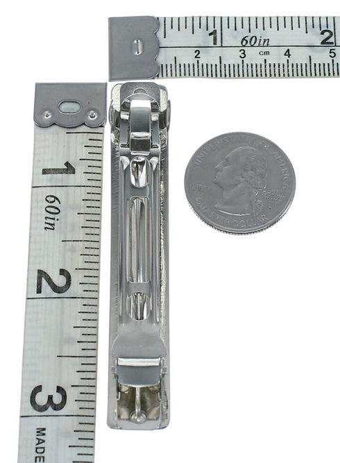 Native American Genuine Sterling Silver Hair Barrett NN20411