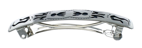 Native American Genuine Sterling Silver Hair Barrett NN20413