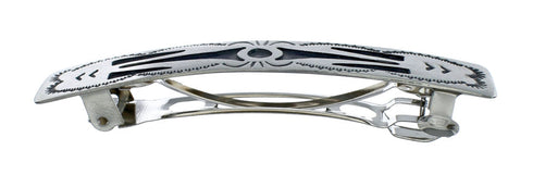 Native American Genuine Sterling Silver Hair Barrett NN20414