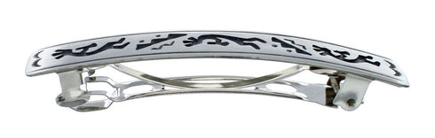 Native American Genuine Sterling Kokopelli Silver Hair Barrett NN20423