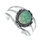 Genuine Navajo Kingman Turquoise Sterling Silver Cuff Bracelet NN20518