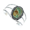 Genuine Navajo Kingman Turquoise Sterling Silver Cuff Bracelet NN20512