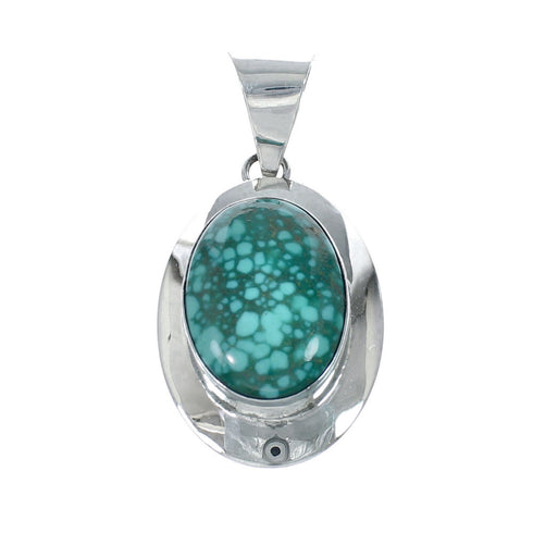 Sterling Silver Turquoise Navajo Pendant NN20530