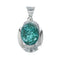 Sterling Silver Turquoise Navajo Pendant NN20530