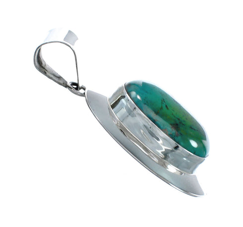 Sterling Silver Turquoise Navajo Pendant NN20529