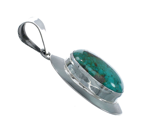 Sterling Silver Turquoise Navajo Pendant NN20528