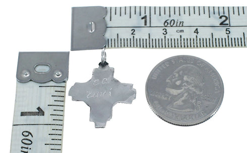 Zuni Multicolor Sun Sterling Silver Pendant NN20861