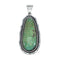 Native American Sterling Silver Turquoise Navajo Pendant NX11790
