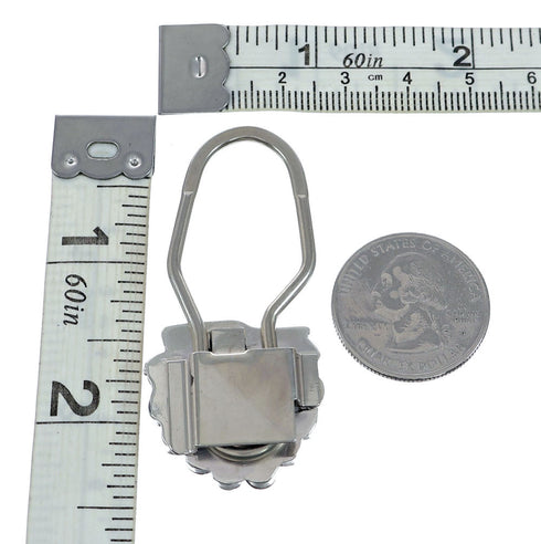 Zuni Sterling Silver Multicolor Thunderbird Key Chain NX11794