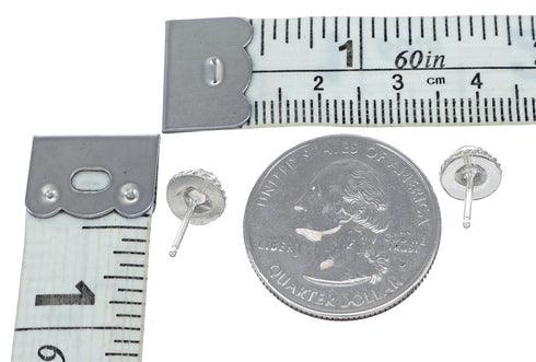 Sterling Silver Navajo Opal Post Earrings NN20693