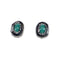 Native American Sterling Silver Malachite Post Earrings NN20692