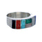 Multicolor Inlay Zuni Ring Size 8-1/4 NN20754