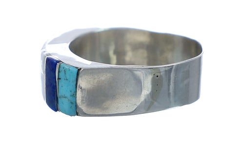 Multicolor Inlay Zuni Ring Size 8-1/4 NN20754