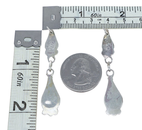 Authentic Zuni Turquoise Inlay Post Earrings NX11907