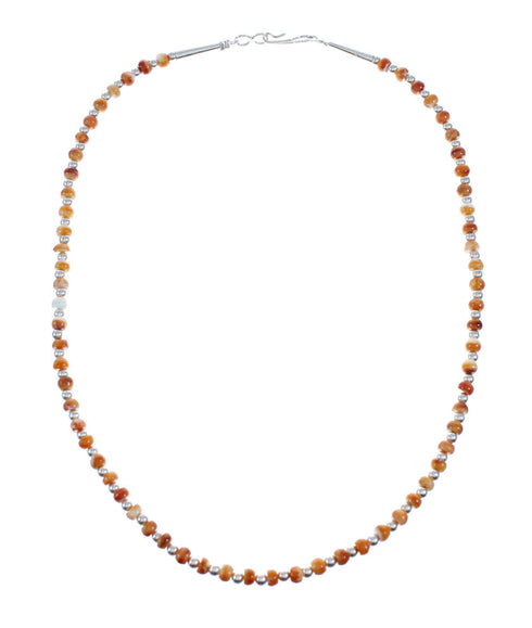 Navajo Sterling Silver Oyster Shell Necklace NX11864