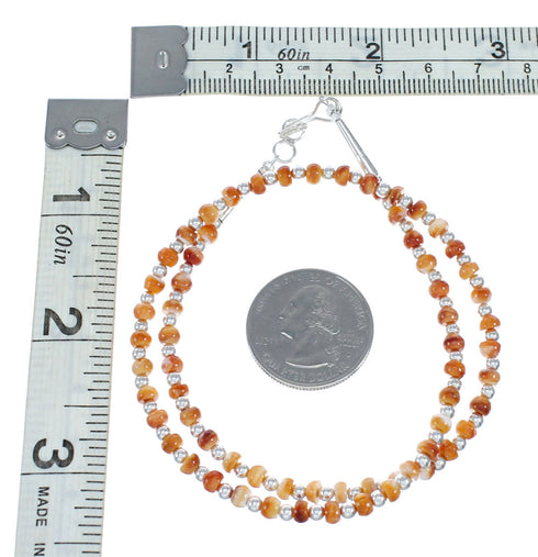 Navajo Sterling Silver Oyster Shell Necklace NX11864