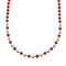 Native American Sterling Silver Coral Bead Necklace NX11887