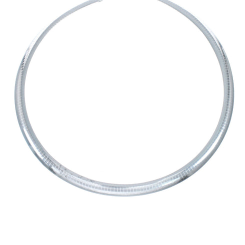 Sterling Silver 16" Italian Omega Chain Necklace NX11881