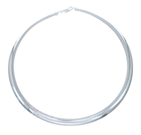 Sterling Silver 16" Italian Omega Chain Necklace NX11881