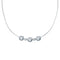 Sterling Silver Bead Wire Collar Necklace NX11892