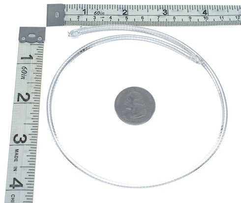 Sterling Silver 16" 4-mm Italian Omega Chain Necklace NX11882