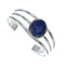 Genuine Navajo Native American Sterling Silver Lapis Cuff Bracelet NX11922