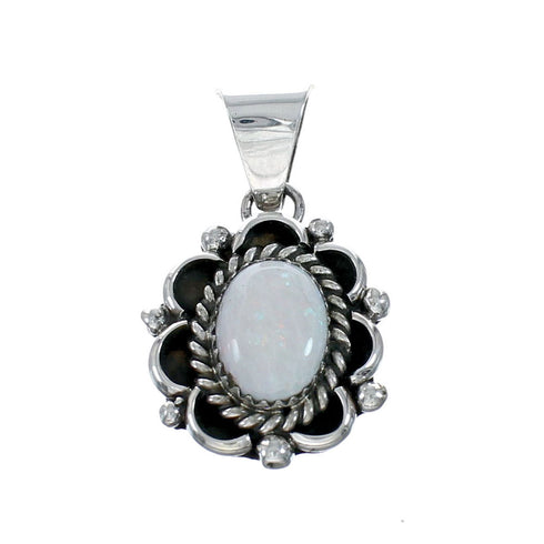 Navajo Opal And Sterling Silver Pendant NX11925