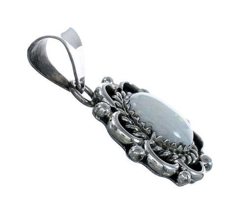 Navajo Opal And Sterling Silver Pendant NX11925