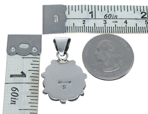 Navajo Opal And Sterling Silver Pendant NX11925