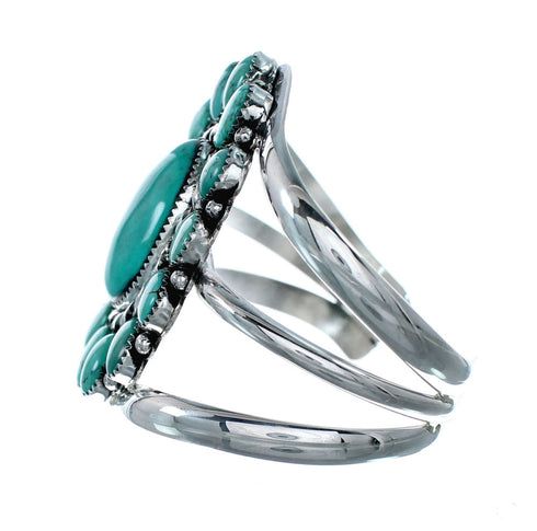 Genuine Navajo Turquoise Sterling Silver Cuff Bracelet NX11959