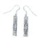 Navajo Native American Silver Hook Dangle Earrings NX12001