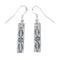 Navajo Native American Silver Hook Dangle Earrings NX12002