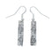Navajo Native American Sterling Silver Hook Dangle Earrings NX12004