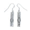 Navajo Native American Sterling Silver Hook Dangle Earrings NX12005