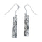 Navajo Native American Sterling Silver Hook Dangle Earrings NX12008